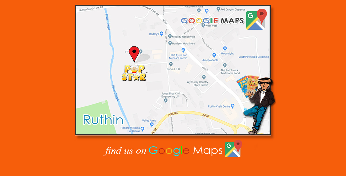 popstar popcorn on google maps