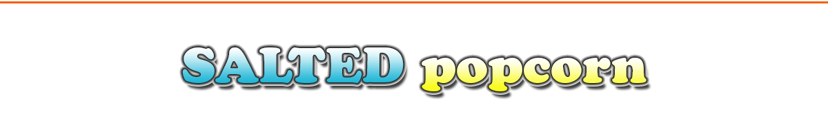salted popcorn